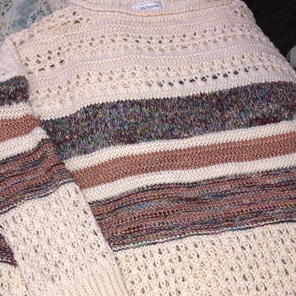 Ces Femme knit sweater size large - Picture 8 of 8